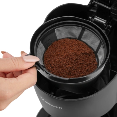 Кофеварка капельная Maxwell MW-1657 BK 600Вт черный