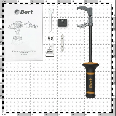 Дрель-шуруповерт Bort BAB-21X 700Вт аккум. патрон:быстрозажимной (кейс в комплекте) (93414929)