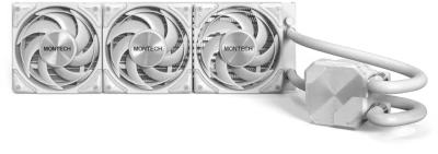 Система водяного охлаждения Montech HyperFlow Silent 360 Soc-AM5/AM4/1200/1700/1851 белый 4-pin 24.8dB Al 360W Ret (HS360WH)