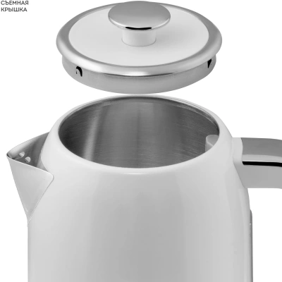 Чайник электрический Galaxy Line GL 0352 1.7л. 2200Вт сливочный корпус: нерж.сталь (ГЛ0352Л)