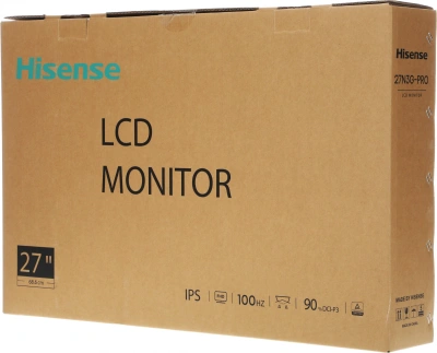 Монитор Hisense 27" 27N3G-PRO черный IPS LED 16:9 HDMI 250cd 178гр/178гр 1920x1080 100Hz VGA FHD 4.1кг
