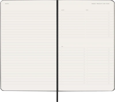Еженедельник Moleskine PRO VERTICAL Large 130х210мм 168стр. черный