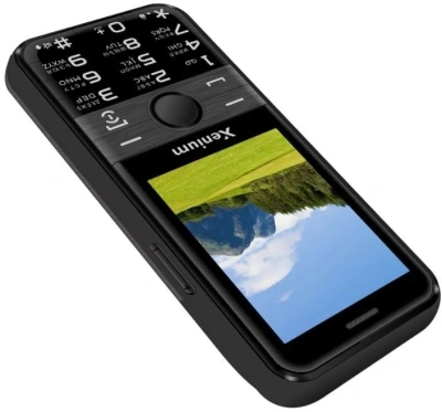 Мобильный телефон Xenium X800 черный моноблок 2Sim 2.8" 240x320 Spreadtrum ThreadX RTOS 0.3Mpix GSM900/1800 MP3 FM microSD max32Gb