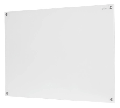 Доска стеклянная Deli 8740 стеклянная белый 100x150см стекло магнитный 4 магнита/2 маркера/стиратель