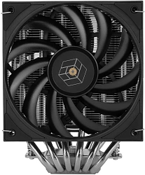 Устройство охлаждения(кулер) Thermalright Royal Knight 120 Soc-AM5/AM4/1200/1700/1851 серебристый/черный 4-pin 28.4dB Al+Cu Ret (RK120)