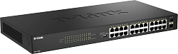 Коммутатор D-Link DGS-1026P DGS-1026P/A1A 24x1Гбит/с 2SFP 240W неуправляемый