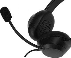 Наушники с микрофоном A4Tech Fstyler FH150U черный 2м накладные USB оголовье (FH150U BLACK)