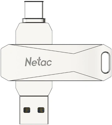 Флеш Диск Netac 64Gb U782C NT03U782C-064G-30PN USB3.0 серый