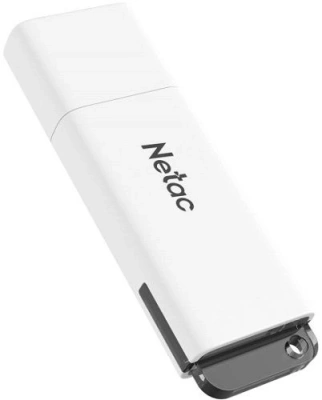 Флеш Диск Netac 128Gb U185 NT03U185N-128G-20WH USB2.0 белый