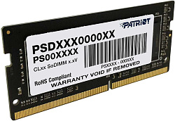 Память DDR4 16Gb 2400MHz Patriot PSD416G240081S Signature RTL PC4-19200 CL17 SO-DIMM 260-pin 1.2В single rank Ret