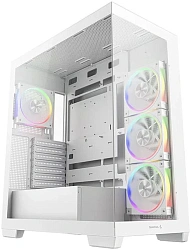Корпус Deepcool CG580 4F V2 WH белый без БП ATX 6x120mm 4x140mm 2xUSB3.0 audio bott PSU