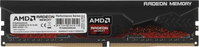Память DDR4 8Gb 2400MHz AMD R7S48G2400U2S Radeon R7 Performance Series RTL PC4-19200 CL16 DIMM 288-pin 1.2В с радиатором Ret