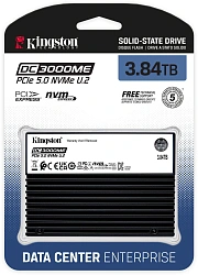 Накопитель SSD Kingston PCIe 5.0 x4 3.84TB SEDC3000ME/3T8 1 DWPD