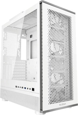 Корпус PcCooler ME200 MESH WH белый без БП ATX 6x120mm 6x140mm 2xUSB2.0 1xUSB3.0 audio bott PSU