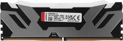 Память DDR5 48GB 6000MHz Kingston KF560C32RSA-48 Fury Renegade Silver RGB RTL Gaming PC5-48000 CL32 DIMM 288-pin 1.35В single rank с радиатором Ret
