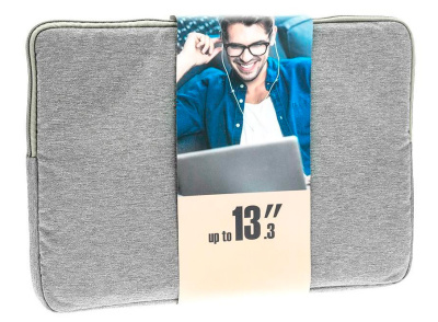 Чехол для ноутбука 13.3" Riva 7703 серый полиэстер (7703 GREY)