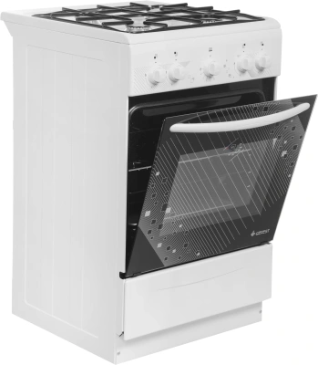 Плита Газовая Gefest ПГ 5100 0017 белый (без крышки) реш.сталь