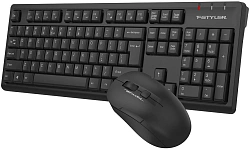Клавиатура + мышь A4Tech Fstyler FG1200S клав:черный мышь:черный USB беспроводная Multimedia