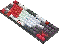 Клавиатура A4Tech Bloody WS87 Naraka механическая черный/красный USB беспроводная BT/Radio Multimedia for gamer LED (WS87)