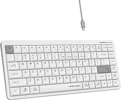 Клавиатура A4Tech Fstyler FBX53C белый USB беспроводная BT/Radio slim Multimedia (FBX53C)