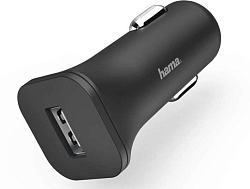 Автомобильное зар./устр. Hama H-183261 5W 1.2A USB универсальное черный (00183261)