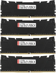Память DDR4 4x8GB 3600MHz Kingston KF436C16RB2K4/32 Fury Renegade Black RTL Gaming PC4-28800 CL16 DIMM 288-pin 1.35В kit single rank с радиатором Ret