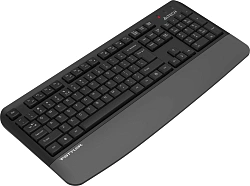 Клавиатура A4Tech FGK20 серый USB беспроводная Multimedia (подставка для запястий)