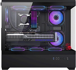 Корпус Bloody CC-128 черный без БП E-ATX 9x120mm 2xUSB2.0 1xUSB3.0 audio bott PSU