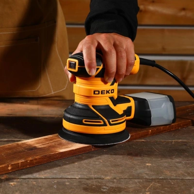 Эксцентриковая шлифмашина Deko DK400G 400Вт D125мм (085-1056)