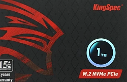 Накопитель SSD Kingspec PCIe 3.0 x4 1TB NE-1TB M.2 2280