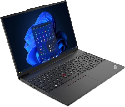 Ноутбук Lenovo ThinkPad E16 G2 Ryzen 5 7535U 16Gb SSD512Gb AMD Radeon 660M 16" IPS WUXGA (1920x1200) Windows 11 Pro black WiFi BT Cam (21M5S08L00)