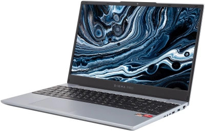 Ноутбук Digma Pro Breve Ryzen 5 Pro 5675U 16Gb SSD512Gb AMD Radeon Graphics 15.6" IPS FHD (1920x1080) Windows 11 Pro silver WiFi BT Cam 4500mAh (DN15R5-ADXW08)