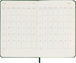 Ежедневник Moleskine CLASSIC Pocket 90x140мм 400стр. зеленый