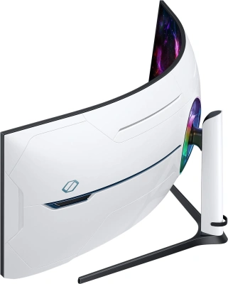 Монитор Samsung 57" Odyssey Neo G9 S57CG952NI черный VA LED 32:9 HDMI полуматовая HAS Piv 2500:1 420cd 178гр/178гр 7680x2160 240Hz FreeSync Premium Pro DP Dual UHD USB 19кг