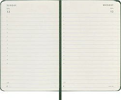 Ежедневник Moleskine CLASSIC Pocket 90x140мм 400стр. зеленый