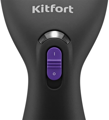 Отпариватель ручной Kitfort КТ-9199 900Вт черный/фиолетовый