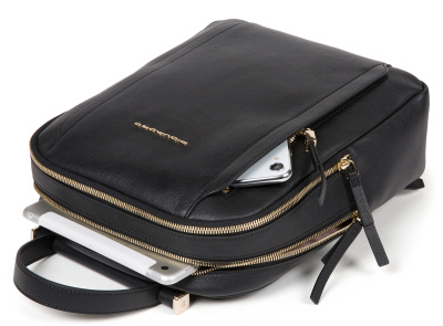 Рюкзак женский Piquadro Circle CA5566W92/N черный кожа