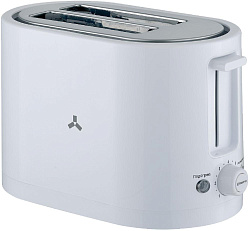 Тостер Accesstyle TS2P200W 750Вт белый/серебристый