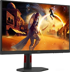 Монитор AOC 27" U27G4R черный/красный IPS LED 16:9 HDMI матовая HAS Piv 400cd 178гр/178гр 3840x2160 160Hz G-Sync DP 4K USB 6.35кг