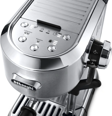 Кофеварка рожковая Delonghi EC950.M 1450Вт серебристый