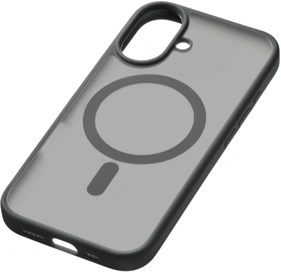 Чехол (клип-кейс) uBear для Apple iPhone 16 Plus Cloud with MagSafe черный (CS433BL67MT-I24M)