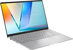Ноутбук Asus Vivobook S 15 OLED S5507QA-MA052W Snapdragon X Elite X1E-78-100 32Gb SSD1Tb Qualcomm Adreno 15.6" OLED 3K (2880x1620) Windows 11 Home silver WiFi BT Cam (90NB14Q2-M00630)