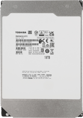 Жесткий диск Toshiba SATA-III 18TB MG09ACA18TE Server Enterprise Capacity 512E (7200rpm) 512Mb 3.5"