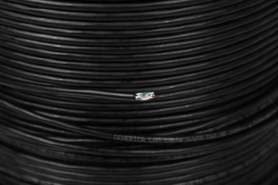 Кабель информационный ITK Generica BC3-C5E04-139-305-G кат.5E UTP 4 пары 24AWG LDPE внешний 305м черный