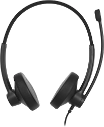 Наушники с микрофоном Epos Impact 100 UC Stereo черный накладные USB оголовье (1001420)