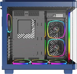 Корпус Montech King 95 Pro голубой без БП ATX 7x120mm 2x140mm 2xUSB3.0 audio bott PSU