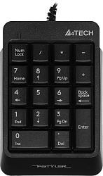 Числовой блок A4Tech Fstyler FK13P черный USB slim для ноутбука (FK13P BLACK)