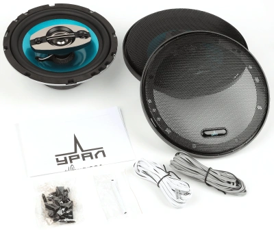 Колонки автомобильные Ural Бирюза АС-Б1647 140Вт 92дБ 4Ом 16.5см (6 1/2дюйм) (ком.:2кол.) коаксиальные четырехполосные