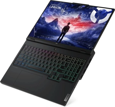 Ноутбук Lenovo Legion Pro 7 16IRX9H Core i9 14900HX 32Gb SSD1Tb NVIDIA GeForce RTX4090 16Gb 16" IPS WQXGA (2560x1600) без ОС black WiFi BT Cam (83DE004HRK)