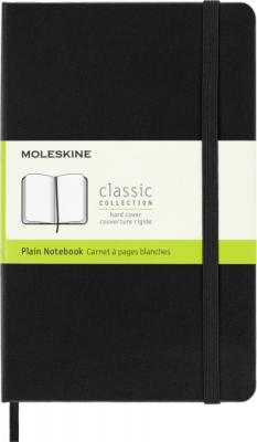 Блокнот Moleskine CLASSIC QP052 Medium 115x180мм 208стр. нелинованный твердая обложка черный